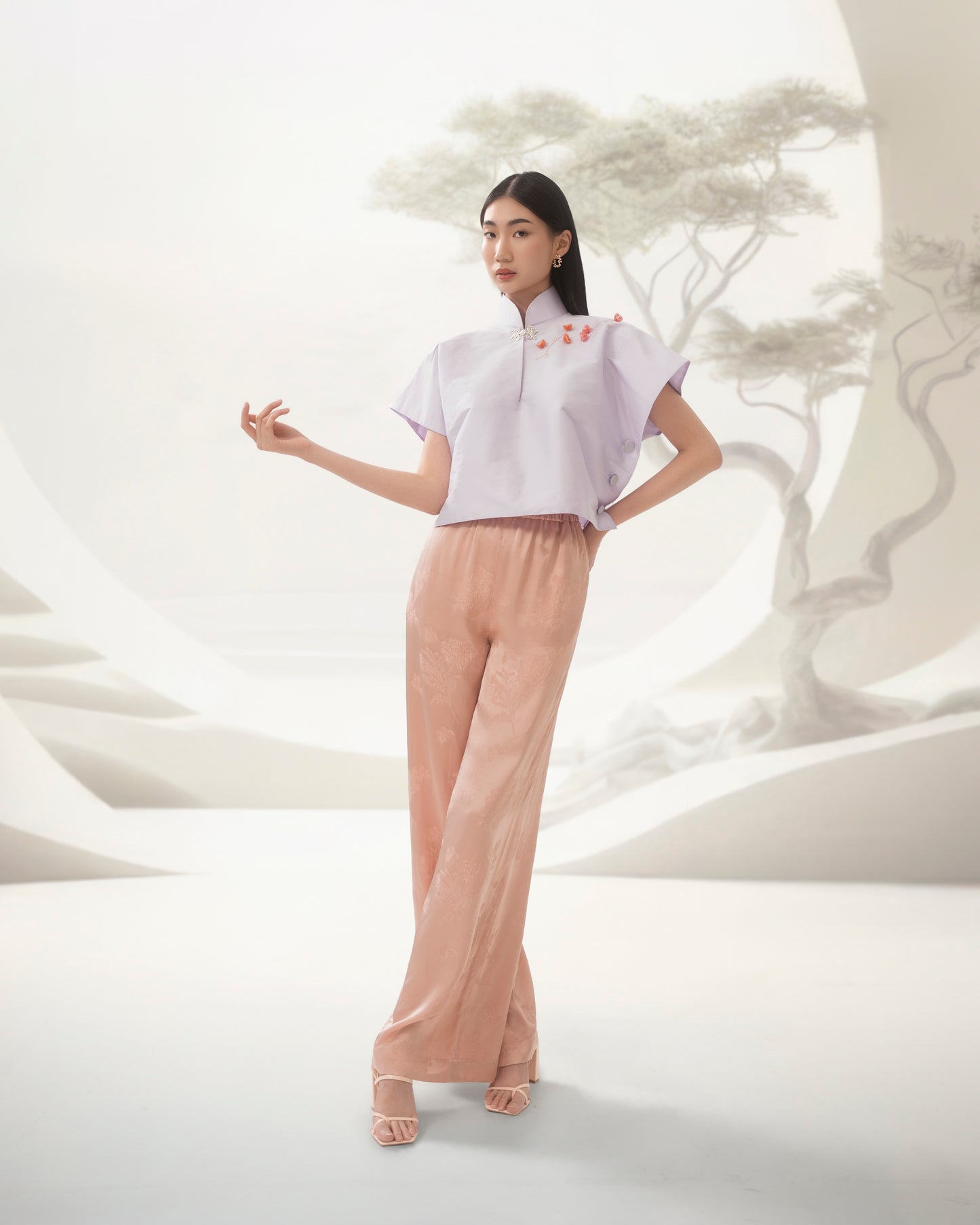 Cāng Làng relaxed pants