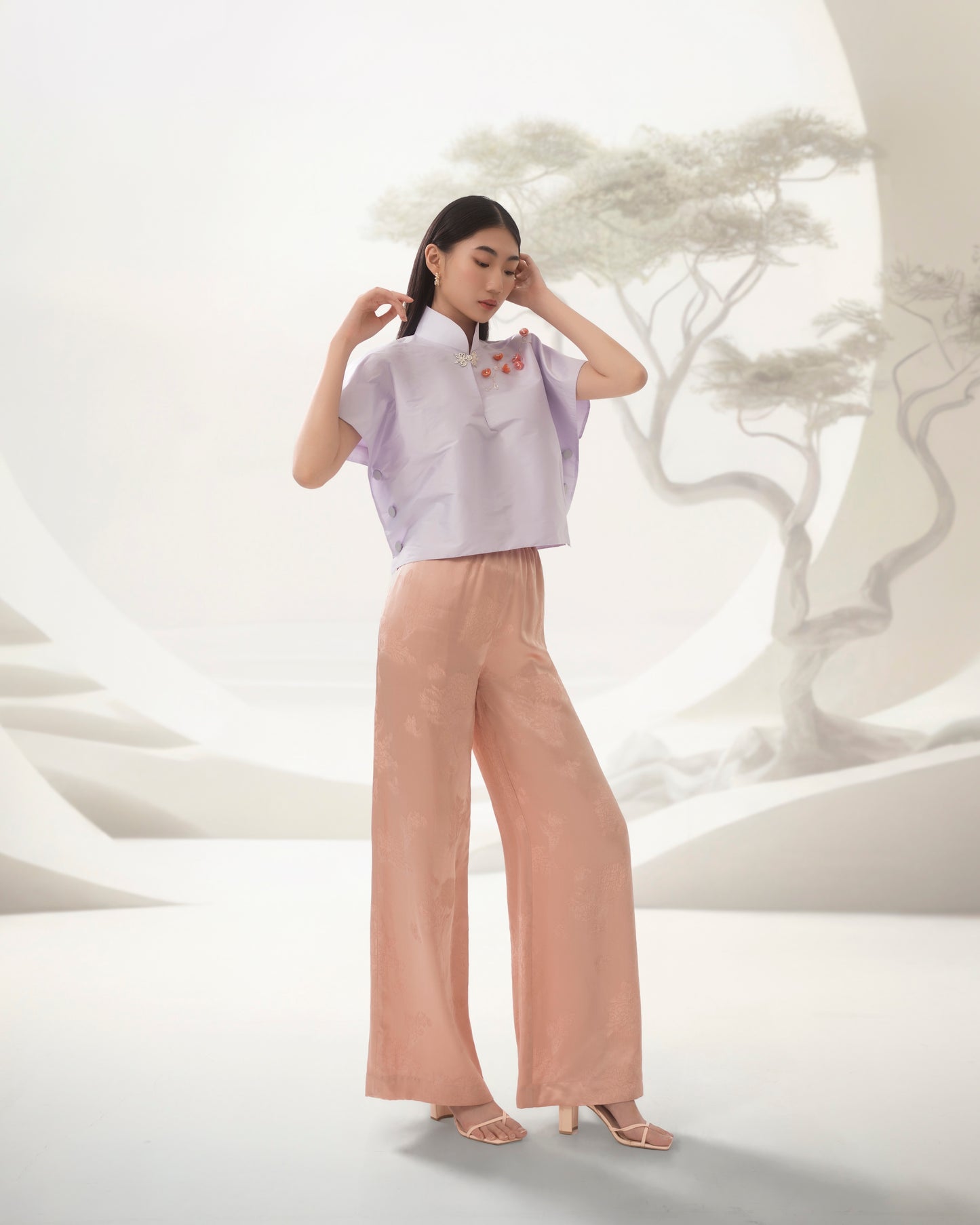 Cāng Làng relaxed pants