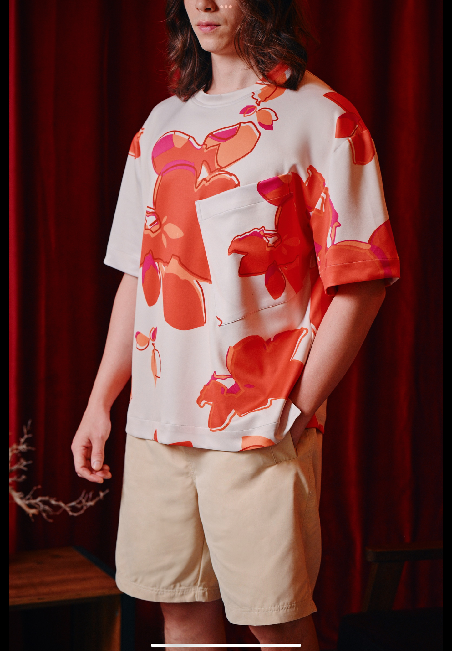 Gùi soft neoprene oversized tee