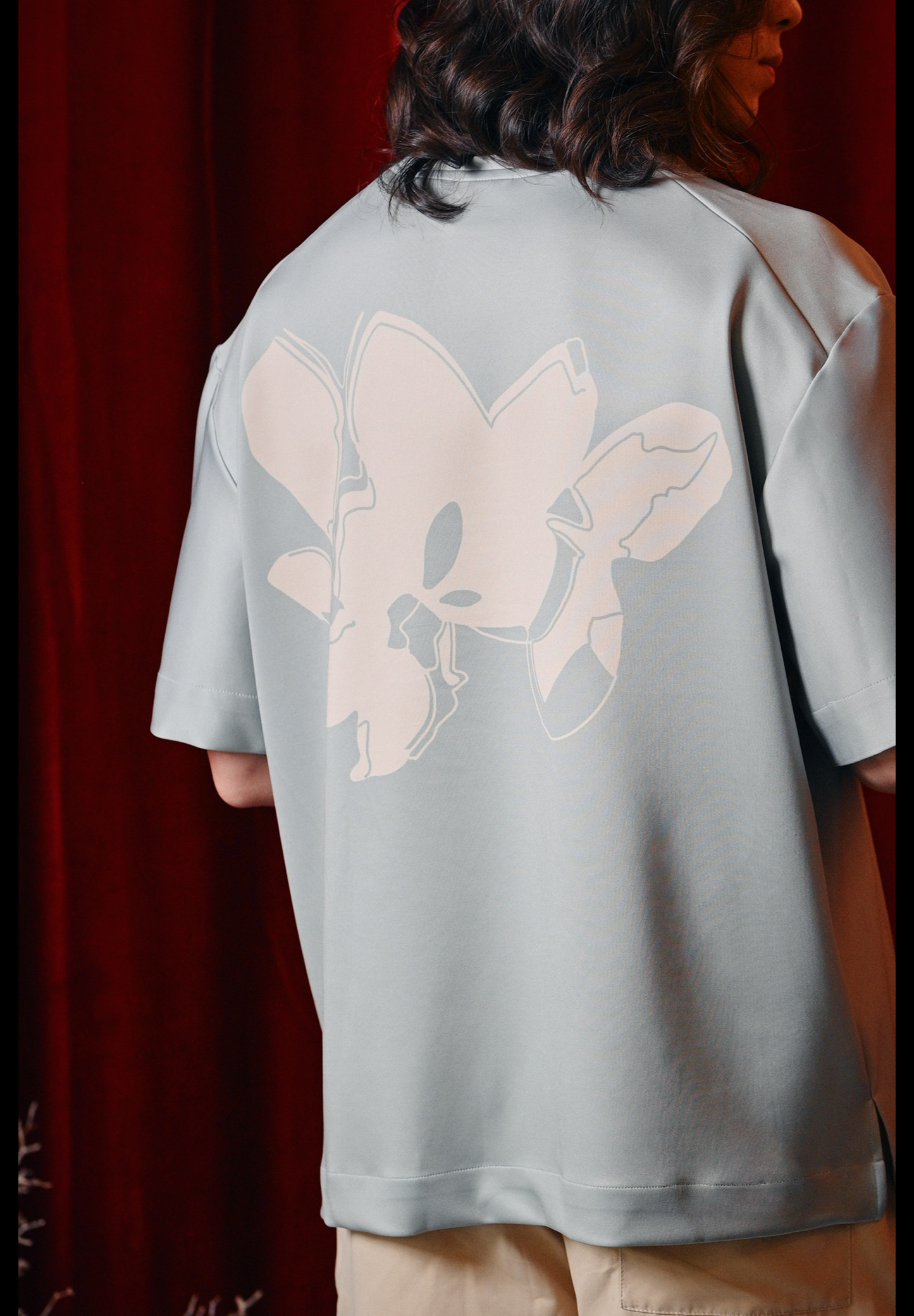 Gùi soft neoprene oversized tee